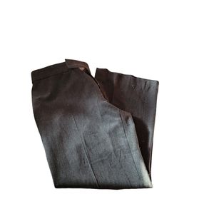 Lauren Ralph Lauren 4P Pants Gray Hook Button Zip Closure Back Pockets